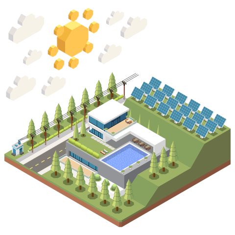 電力会社と日射量