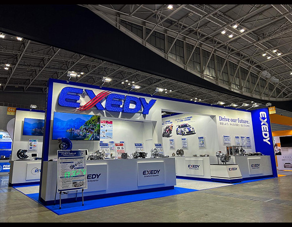 展示会ブースデザイン事例（株式会社エクセディ）